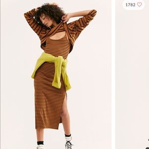 Free People Zinnia Striped Set